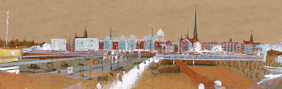Greifswaldvision eines unbekannten Künstlers um 1615